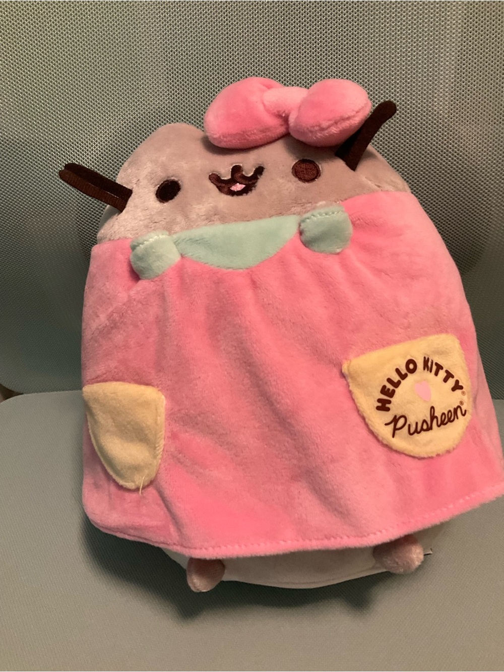 Pusheen x Hello Kitty Costume Pink Plush Character Toy